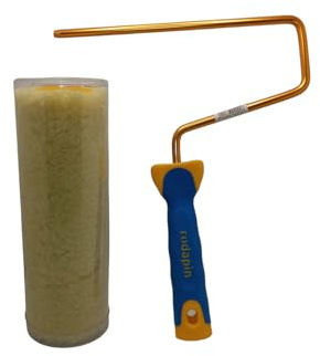 PROGAL COLORS PACK VARILLA DOBLE CLIP DE ALUMINIO CON MANGO SOFT GRIP Y RECAMBIO DOBLE CLIP FACHADAS D50 22 CM PARA FACHADAS Y EXTERIORES || RECAMBIO INTERCAMBIABLE
