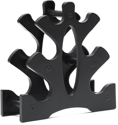 Hantelständer, 3 Ebenen, Hantelhalterung, Handgewicht, Turmständer, Kunststoff, Gewichte Organizer, Präsentationsregal, einfach zu bedienen, kleine Hantelablage, Regal, Ständer, Präsentationsständer