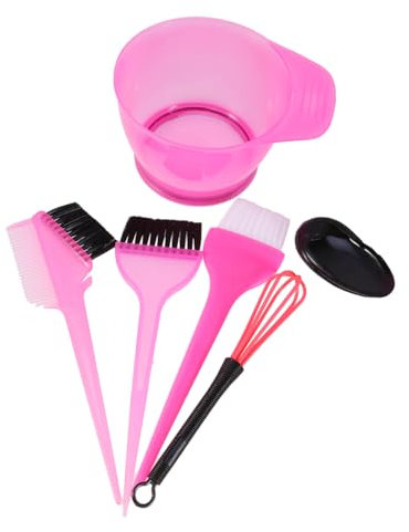 Housoutil Haarfarbe Haarfärbepinsel Haare Faerben Set, 6stücke Haare Färben Zubehör, Inklusive Haartönungsschale, Haare Färben Set Professionell Färbepinsel, Ohrabdeckung Und Färbemischer, Haartönungs