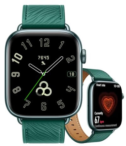 HONOR Watch 5 Smartwatch, 1.85” AMOLED Display Smart Watch Hombre Mujer, 15 Días de Duración de Batería, GPS, Verde