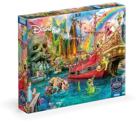 Disney Peter Pan Mermaid Lagoon 1000 Piece Jigsaw Puzzle for Adults - Buffalo Games Sapphire Select Premium Puzzles
