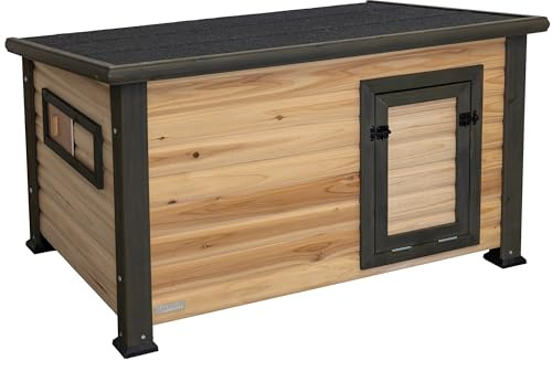 Kerbl Hobbyfarming Pollaio per anatre e oche Duck Town XL, 115x77x67 cm, casa per anatre, pollaio per piccoli animali, pollaio per anatre, abete rosso, anatre, oche, piccoli animali