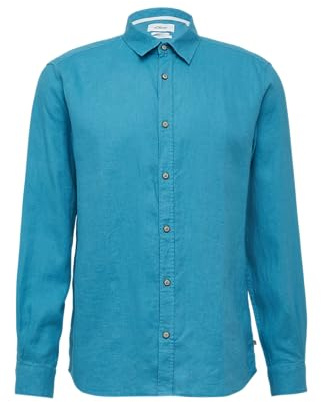 s.Oliver Regular Fit: Langarmhemd aus Leinen