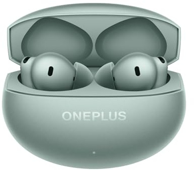 OnePlus Buds 4 auricolari wireless Bluetooth, in-ear True Wireless con cancellazione attiva del rumore, verde zen