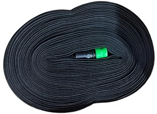 Relaxdays Tuyau d'irrigation Goutte-à-Goutte perlé 20 m pour parterres et Haies Noir