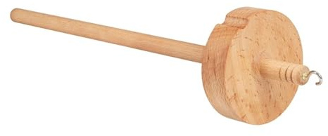 MOHUIED Fuso a Mano in Legno Goccia Mandrino Top Whorl Filato Spinner for Uncinetto Ruota for Fare Filati Strumento di Legno Intagliato a Mano