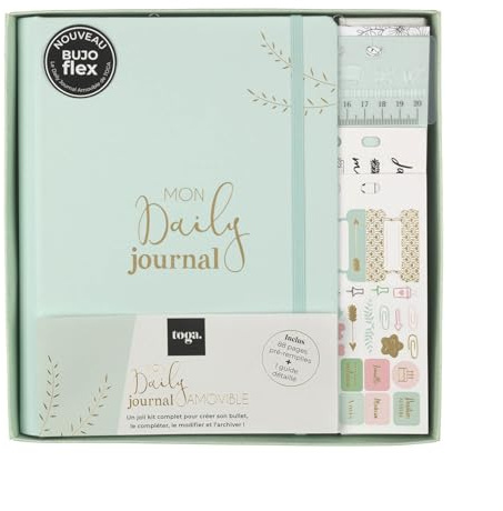 Toga by DRAEGER Paris - Kit de Démarrage Bullet Journal - Kit de création - Idée Cadeau Ami, Famille, Noël, Anniversaire - Création - DIY