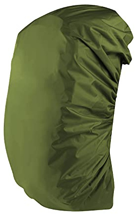 Alephnull Protege Sac a Dos Pluie 30-100L Housse Pluie Imperméable Sac à Dos Protection Anti-Pluie avec Bandes Réfléchissantes Le Cyclisme, la randonnée, Le Camping (Vert Militaire, 50-60L)