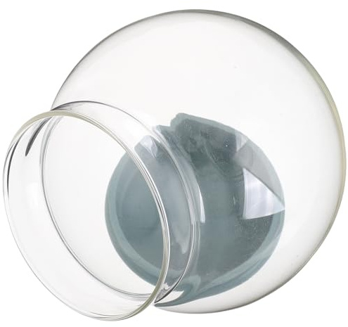 FUOYLOO Kit de Bola de Nieve de Cristal Vacía de 100 MM para Decoración DIY en Interiores y Manualidades Creativas