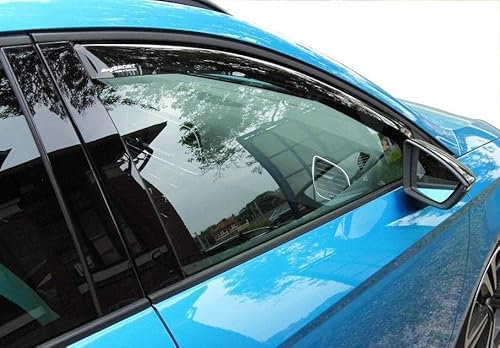 CLIMAIR Windabweiser Regenabweiser für VW GOLF 7 5-Türer mit ABE schwarz 1 Paar