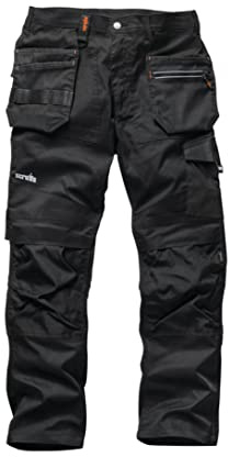 Scruffs Pantalon Trade Flex T54505 Noir, FR 44 (UK 34 L)