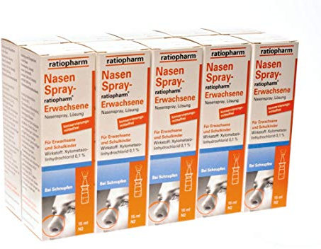 NASENSPRAY ratiopharm, für Sinusitis Erwachsene 10 Packungen - Sparset 10x15ml