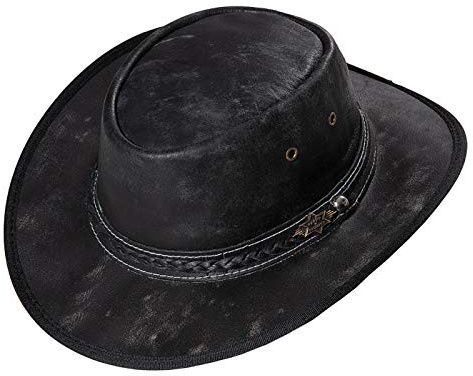 Stars und Stripes Läderhatt västernhatt cowboyhatt Wylie