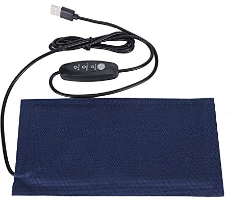 Håll varm Pad, SÄKER Värmematta Reptiler Värmematta Värmedyna för husdjur Filt med USB-strömförsörjning Justerbar temperatur för husdjur Fröplantor Smådjur(små)