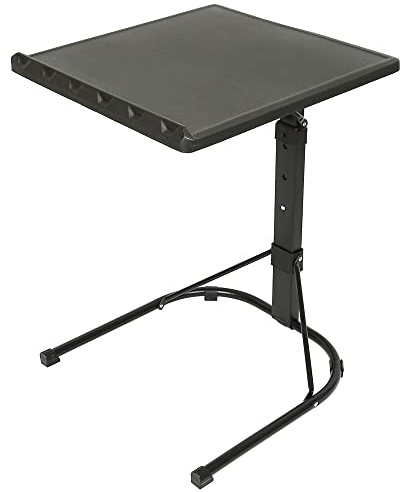 Laptoptisch Höhenverstellbar, Laptop Tisch für Bett, Stehpult, Mobiler Computertisch, Schreibtisch-43 * 43 * 69 cm (schwarz)