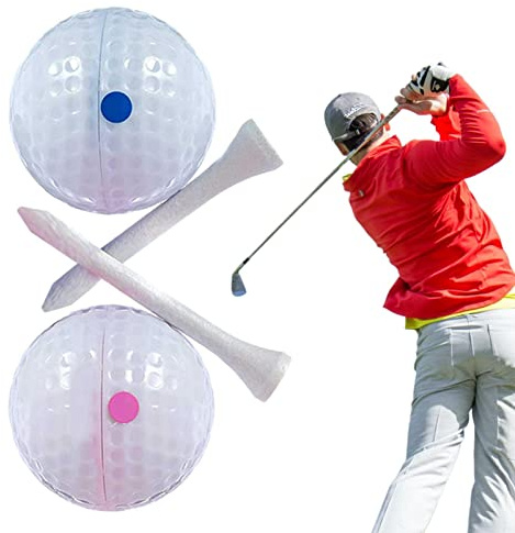 Golf Esplosivi che rivelano Il genere - Set Gioco Golf Annuncio Nascita,Un tee, una palla da golf esplosiva riempita in polvere e una pallina da golf blu inclusa in