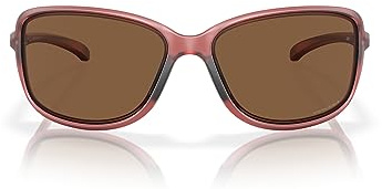 Oakley Women's Oo9301 Cohort Sunglasses, Matte Transparent Berry/Prizm Bronze, 62 mm