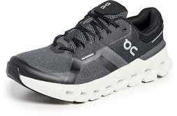 On Men's Cloudrunner 2 Sneakers, Eclipse/Black, 10.5 Wide