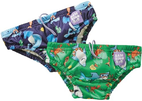 Bambino Mio, Costumino Contenitivo, A Prova di Perdite, Stiloso e Leggero, Splash & Fun, (1-2 anni)