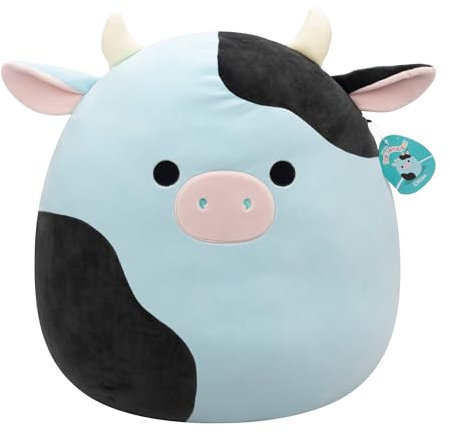 Squishmallows SQCR06652 - Cillian die Kuh 50 cm, offizielles Jazwares Plüsch, superweiches Kuscheltier