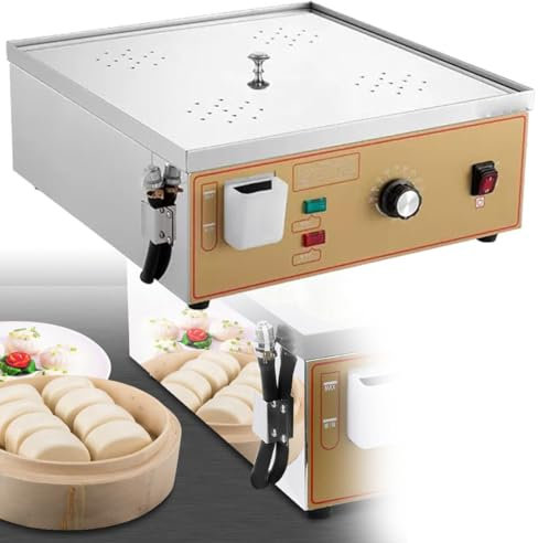 Cuiseur vapeur électrique à quatre trous, machine commerciale pour petits pains cuits à la vapeur, machine à cuire à la vapeur en acier inoxydable pour petits pains, raviolis, riz