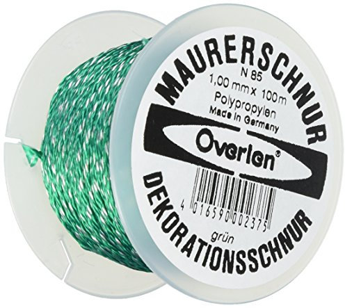 Overmann 008501000201000AA Maurerschnur 1mmx100m aus Polypropylen in grün