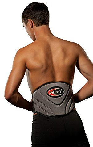 LOREY Hochwertiger Nierengurt, Motorrad Nierengurt, Nierenschutz, Rückenbandage (XXL)