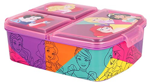 Stor BOÎTE À LUNCH MULTI-COMPARTIMENTS | DISNEY PRINCESS BRIGHT & BOLD