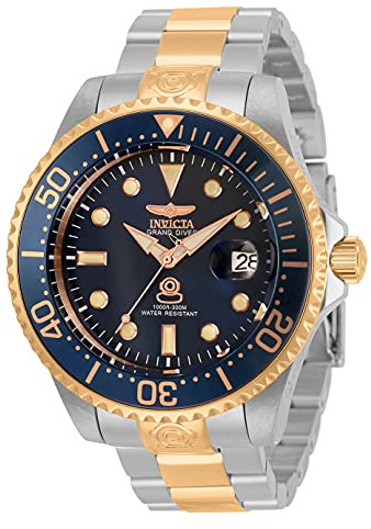 Invicta Pro Diver Orologio da Uomo in acciaio inossidabile con movimento Automatico - 47mm, Due Tono/Oro Rosa
