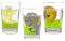 LUXENTU Kinderbecher mit Gravur, 3er Set Trinkgläser Dschungeltiere, 205 ml, Kindergläser mit persönlicher Namensgravur, Individualisierbar & Anpassbar mit 3 verschiedenen Namen
