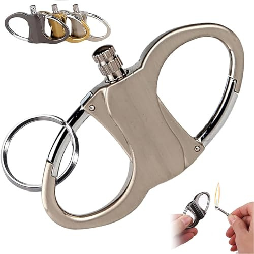 Accendino portachiavi, accendino a cherosene, accendino portachiavi, accendino a fiammifero portachiavi, portachiavi con porta accendino, accendino a fiammifero for sempre, mini accendini impermeabili