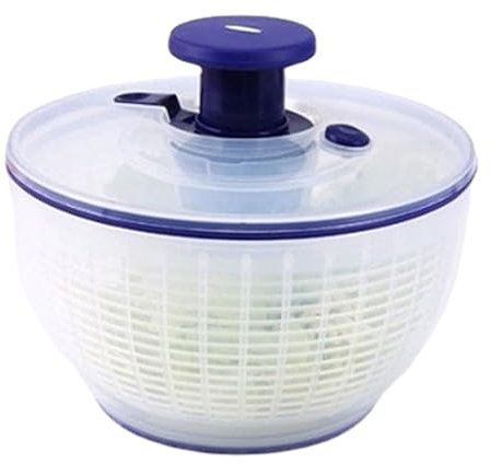 Salad Spinner | Fruit Cleaner Spinner | Small Salad Washer and Spinner | Fruit Washer Bowl | Push Type Fruit Cleaning with Fruit Washing Bowl, Portable Press Type Salad Spinner for Vegetable Pasta