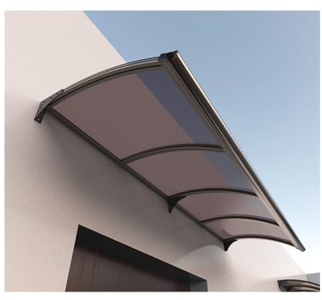 Toldo impermeable para puerta exterior, protección para ventana frontal, seguro y fiable, protector anticaídas (110 x 220 cm)
