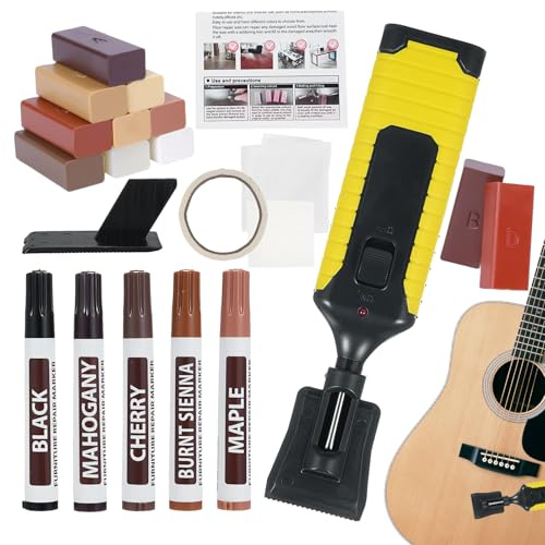 Acunny Kit De Reparación Para Suelos Laminados - Kit De Reparación Para Suelos De Madera Ingenierizada,Marcador Impermeable Pintable Para Muebles Y Suelos Con Varias Opciones De Color Para Manchas
