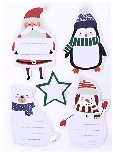 Bullet Journal notas adhesivas - Kids - 5 bloques diferentes de notas adhesivas para Navidad | notas adhesivas | para hacer | notas para su cuaderno - set 4