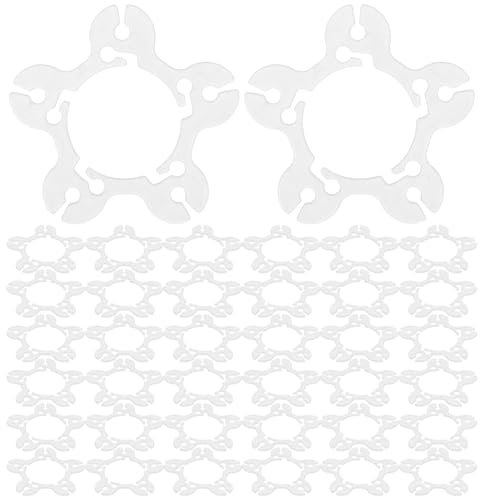 jojofuny 100 Pièces Clips D'arche De Ballon Clips De Fixation Ballon en Forme De Fleur Porte-Ballons en Plastique Boucles De Ballons De Mariage Outil De Fixation De pour Arc Support