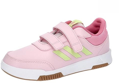 adidas Tensaur Hook and Loop Shoes Laufschuhe, Clear pink/Pulse Lime/Bliss pink, 33 EU