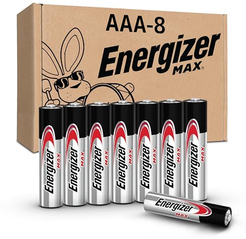 Energizer MAX AAA Batteries (8 Pack), Triple A Alkaline Batteries