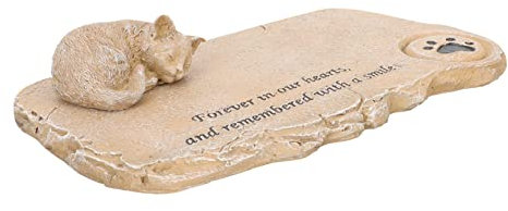 BESPORTBLE Adornos para Lápidas Conmemorativas De Gatos Lápida Conmemorativa para Perros para Exteriores