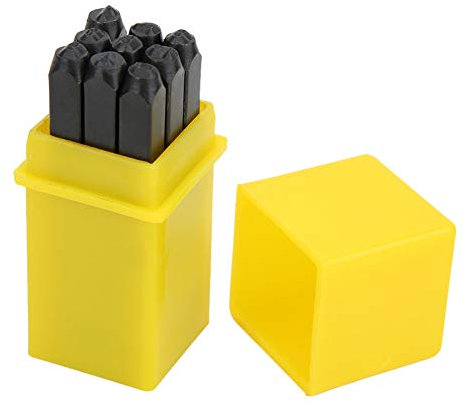 Schlagbuchstabenm, Heavy Duty Alphabet Nummer Punch Tool Set, Alphabet A bis Z und Nummer 0 bis 9 (Number)