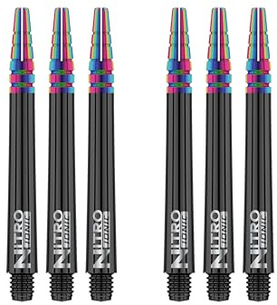 RED DRAGON Nitrotech Ionic Medium Stems - Black - 2 sets per pack (6 Stems in total)