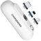 Caricabatterie per telefono senza fili - ChargeMore, batteria esterna, Power Bank, 3000 mAh, caricabatteria da viaggio, colore: Bianco