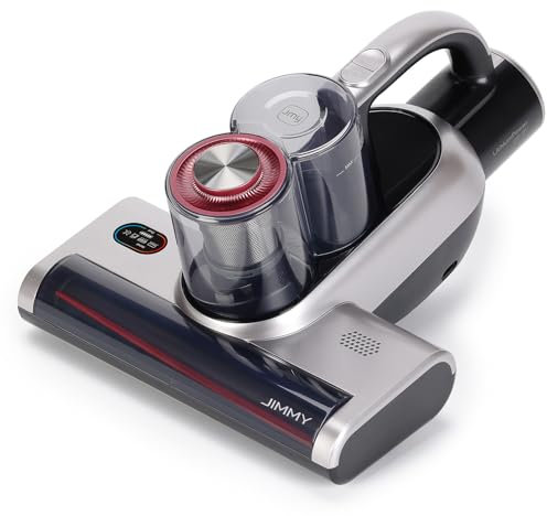 Jimmy BD7 Pro Kabelloser Milbensauger, mit UV-C Licht & Ultraschall Sterilisation Entfernt 99,9% Bakterien, Allergene, Staub, Doppelbecher, Matratzensauger LED Anzeige, eine Tiefenreinigung Machen