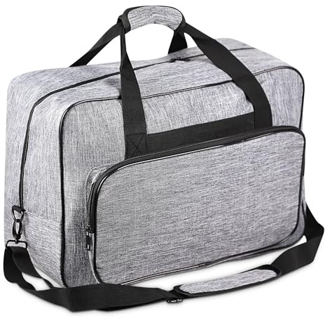 WENLISELL Sewing Machine Bag, 18 inch Sewing Machine Tote Bag with Pockets and Handles, Universal Sewing Machine Carrying Case