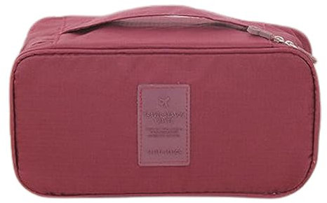 Meiliyizu Organizador de sostén de viaje, bolsa de almacenamiento para ropa interior, para mujeres, hombres, calcetines, cosméticos, bolsa multifuncional impermeable