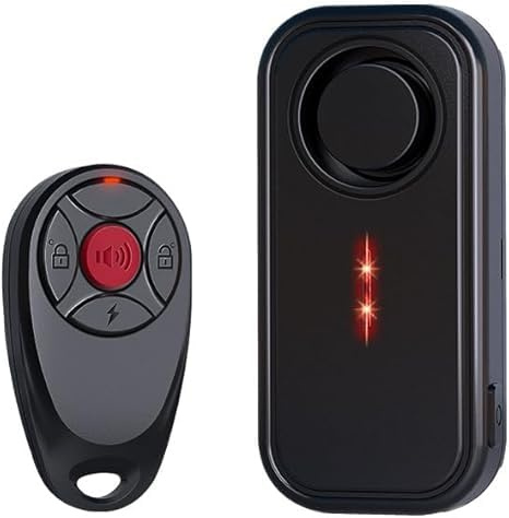 Alarma antirrobo para bicicleta con mando a distancia, vibración inalámbrica de 113 dB, alarmas para motocicletas y scooters con luces LED, sistema de alarma impermeable para coche con sensor de