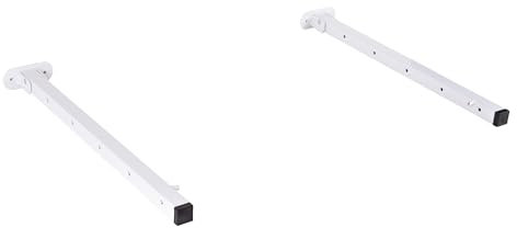 Cofan Stendibiancheria da parete apribile | Set di 2 supporti | Applicazione fino a 150 cm | Include viti e tasselli | Lunghezza: 50,5 cm