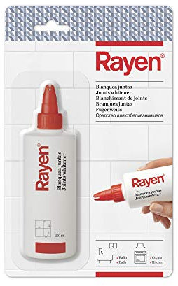 Rayen | Blaqueajuntas | Blanqueador de Juntas de Azulejos | Resistente al Agua y Humedad | Multifuncional | 150ml