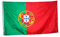 Drapeau Portugal, Drapeau National Portugais, Taille 145X90cm, Tissu Polyester Avec Passant Pour La Tige (Portugal)