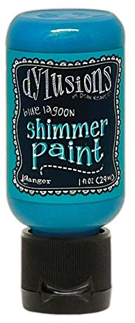 Dylusions Shimmer Paint 1oz-Blue Lagoon